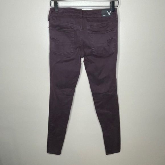 American Eagle Purple Jeggings Jeans - Picture 2 of 3